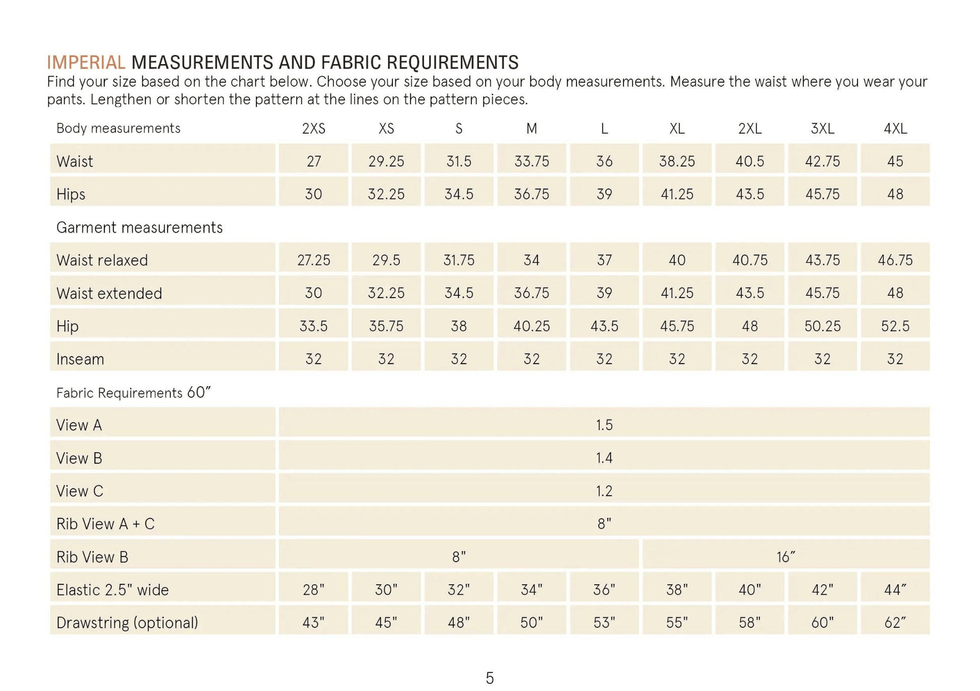 Sweatpants sewing pattern Wardrobe By Me