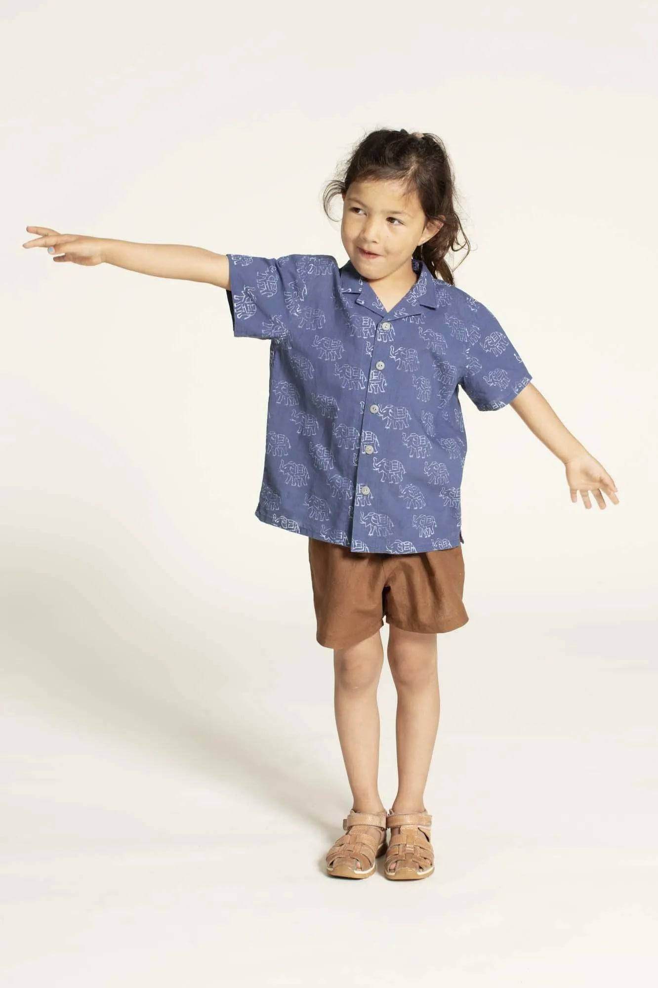 Kids Tropical Shirt sewing pattern Wardrobe By Me