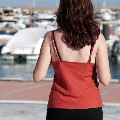 V-neck Camisole sewing pattern Wardrobe By Me