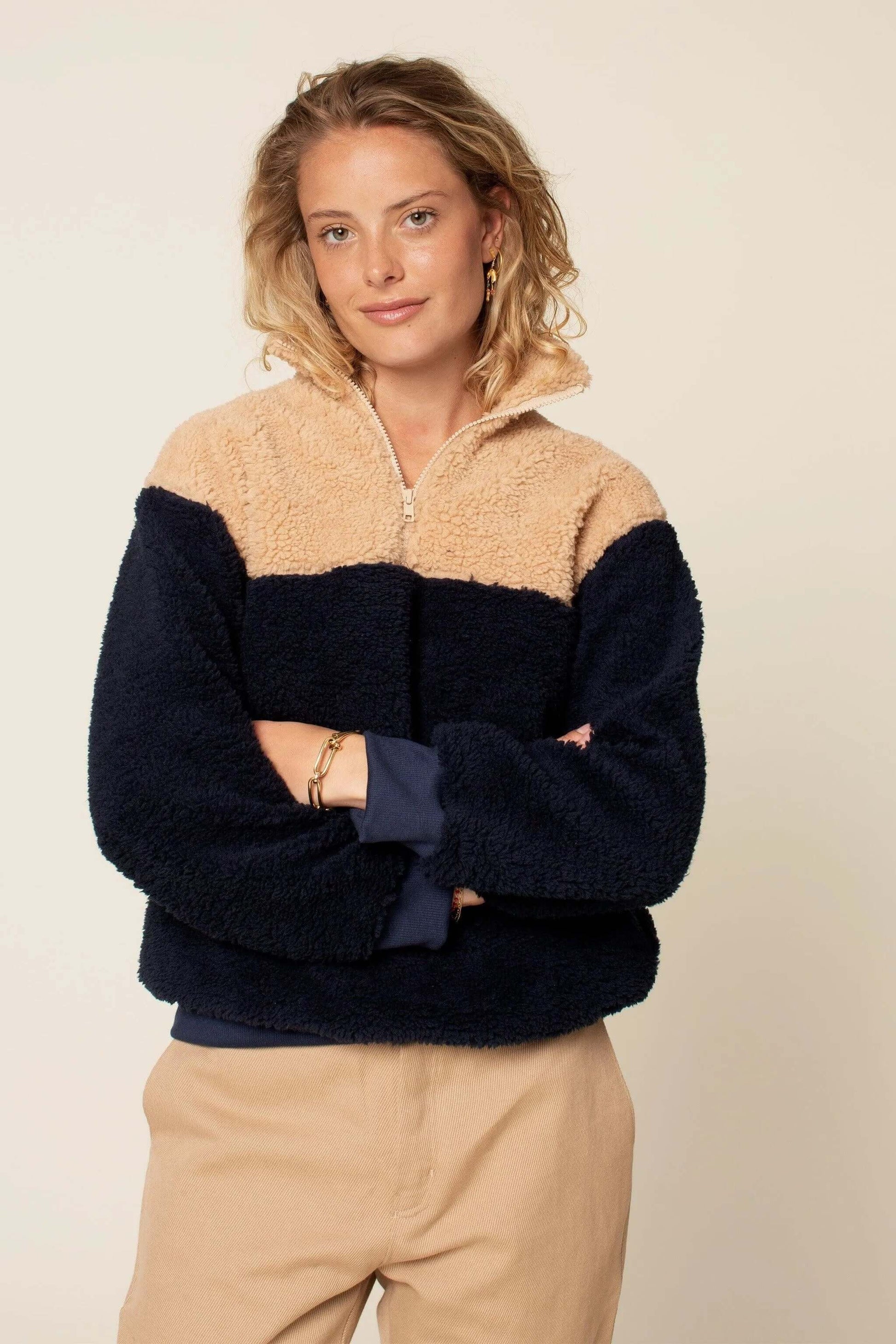 Zip Up Sweater sewing pattern Wardrobe By Me