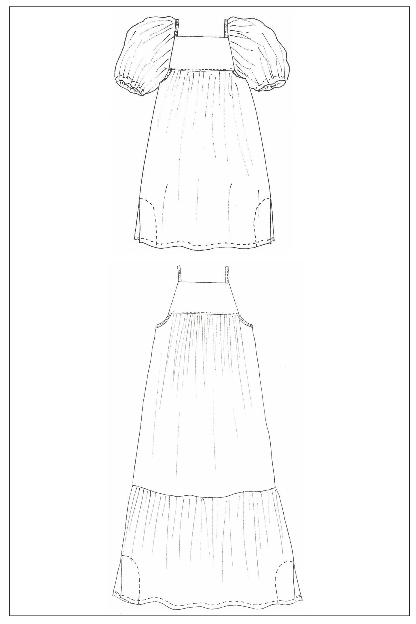 ZW Tier Dress - PDF Pattern
