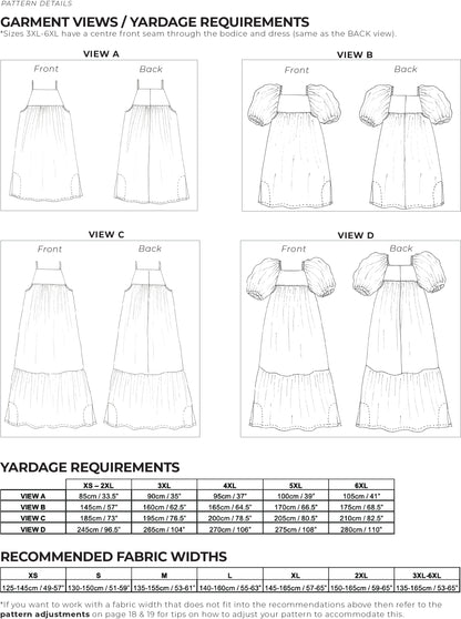 ZW Tier Dress - PDF Pattern
