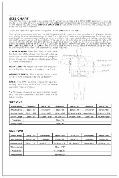 ZW Workwear Jacket - PDF Pattern
