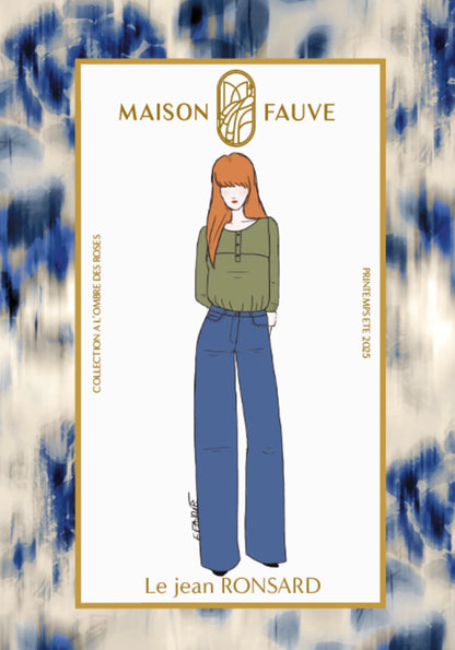 Pantalon Ronsard - Patron papier - Maison Fauve