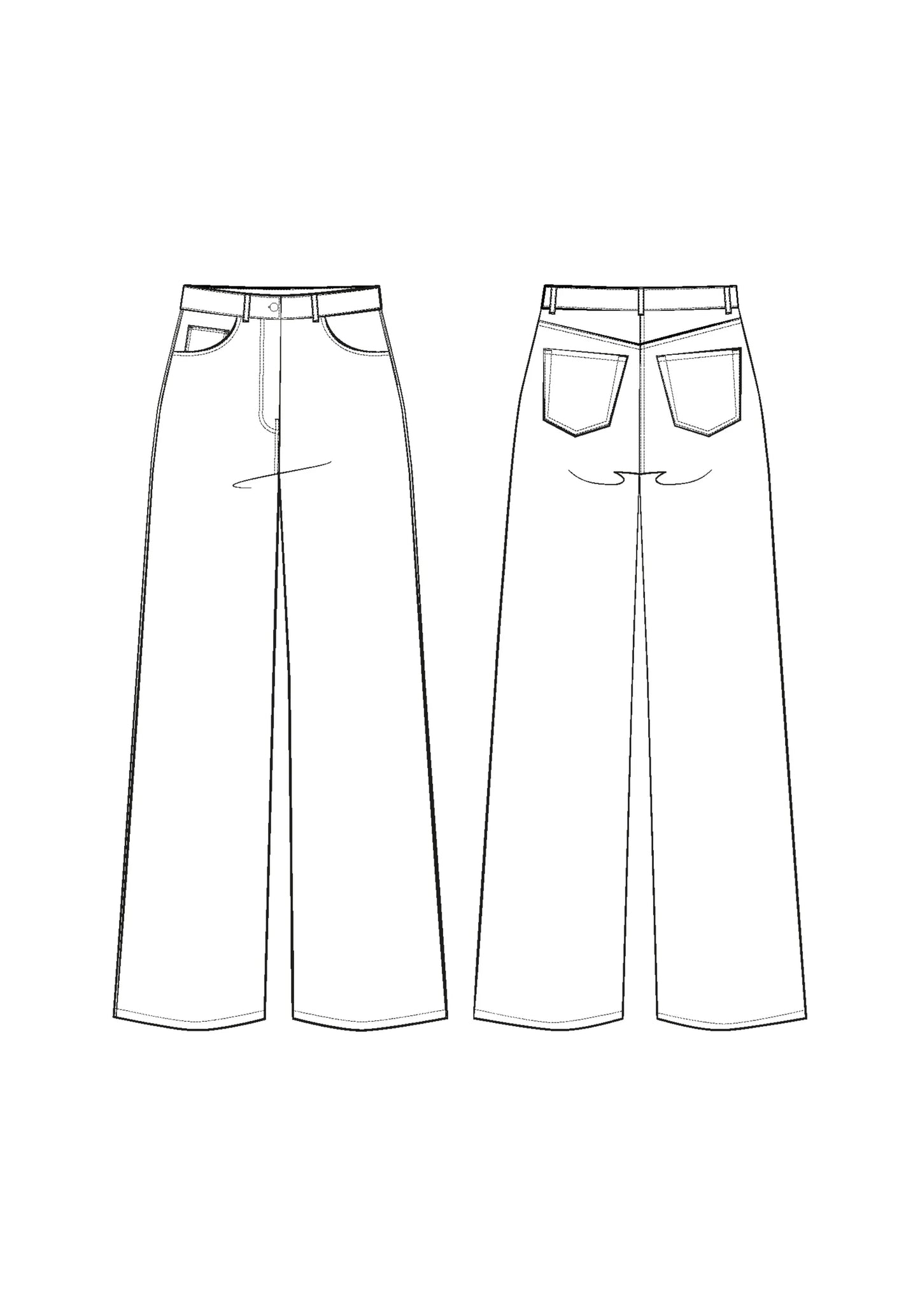 Pantalon Ronsard - Patron papier - Maison Fauve