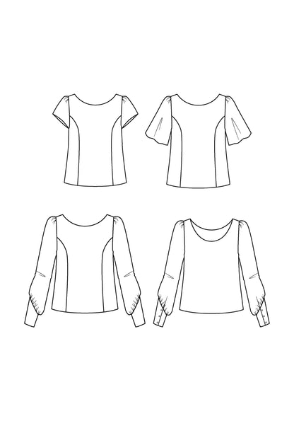 Blouse Cicadella - Patron papier - Maison Fauve
