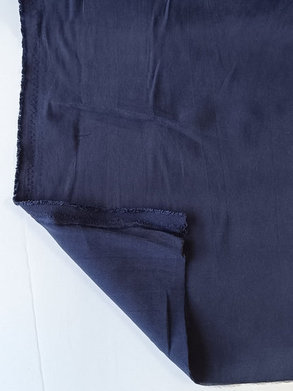 Sergé velours - Bleu marine