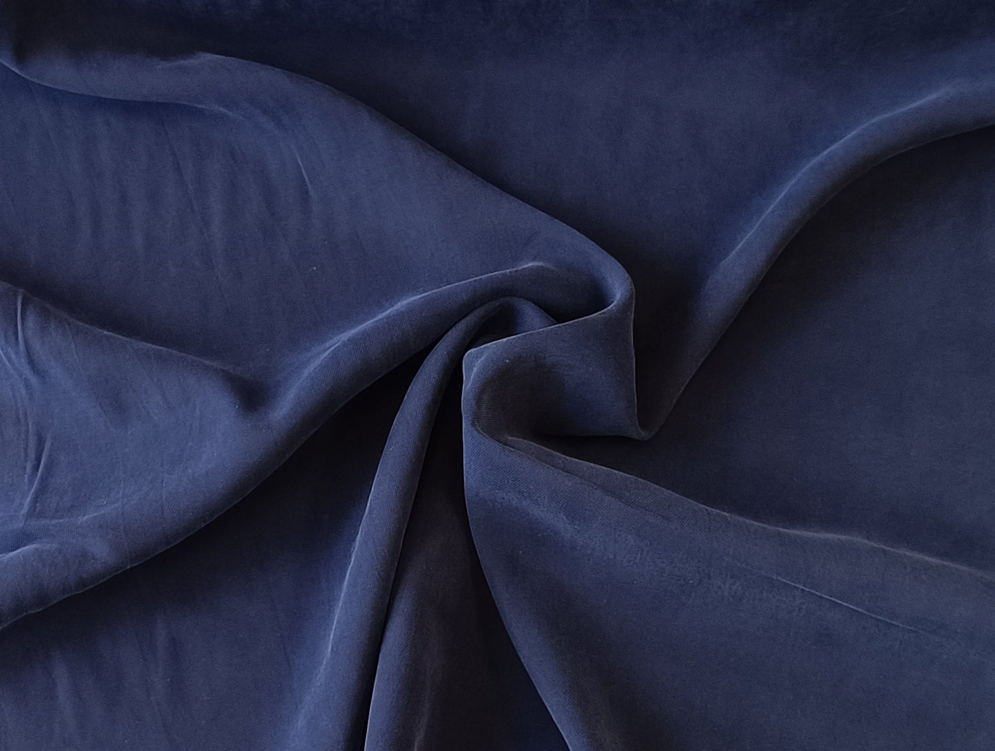 Sergé velours - Bleu marine