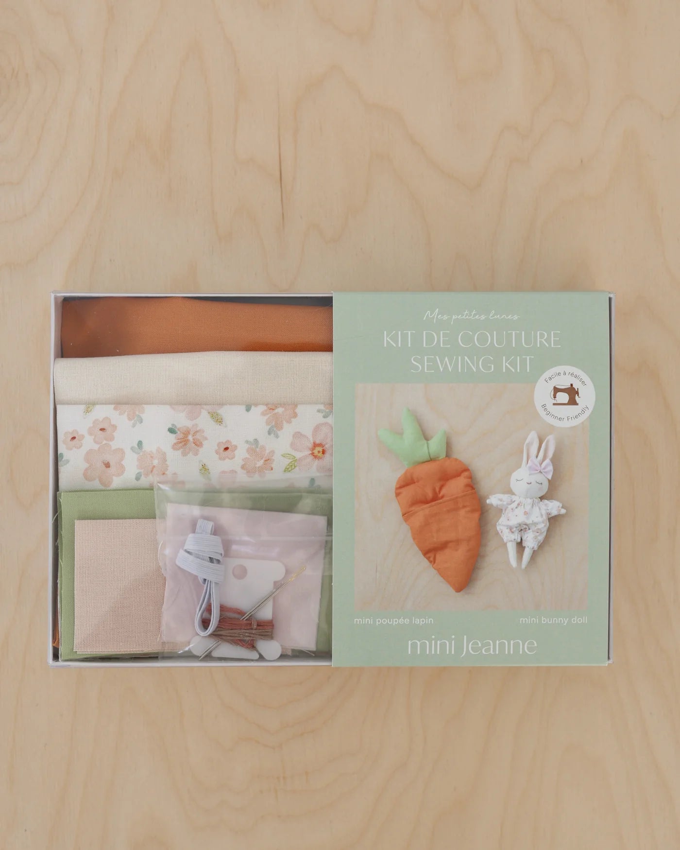 Ensemble à coudre - Mini Lapin Jeanne  - Mes petites lunes