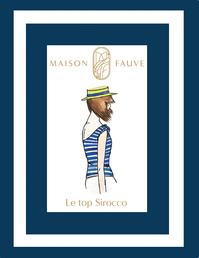 Sirocco Haut - Patron papier - Maison Fauve