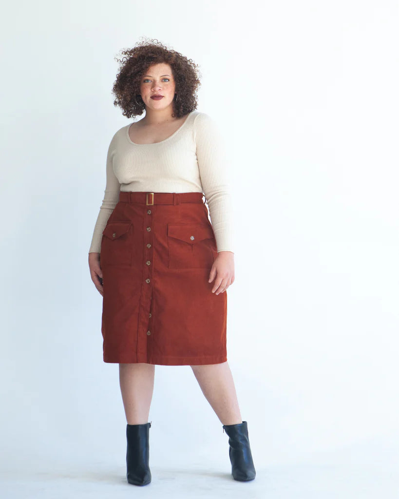 Blair Skirt (14-32) - Patron papier - TRUE BIAS