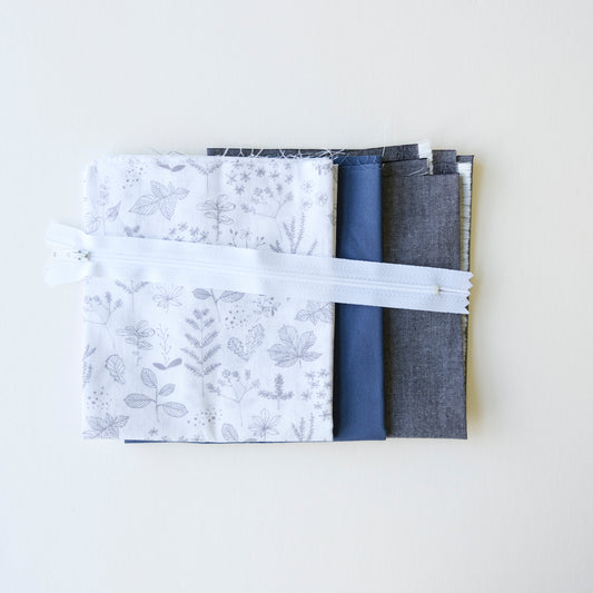 Sewing set - Small pencil case - Leaves