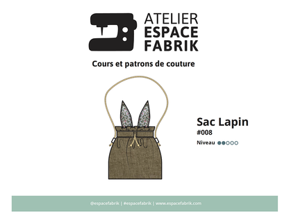 Sac Lapin - Patron PDF