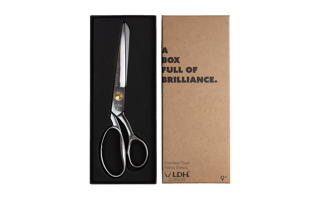 9" stainless steel fabric scissors - LDH