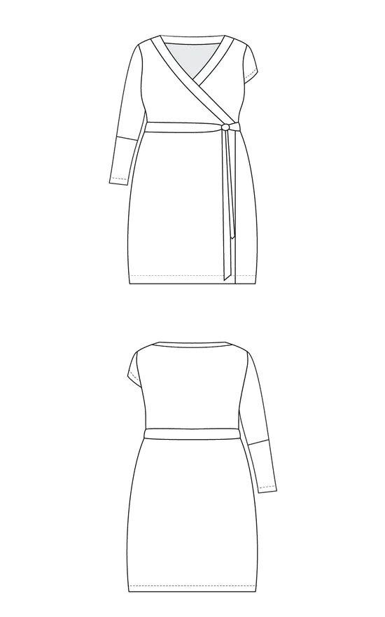 Appleton dress 12 to 32 - Paper pattern - CASHMERETTE