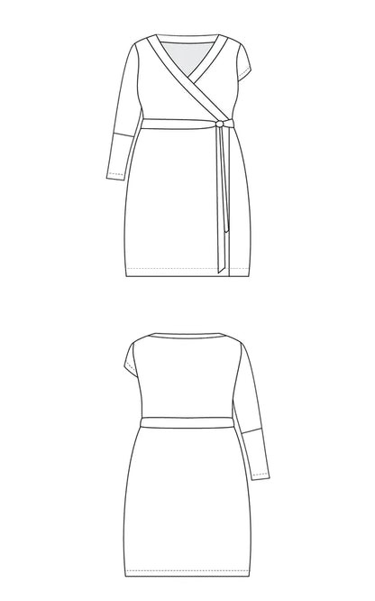 Appleton dress 12 to 32 - Paper pattern - CASHMERETTE