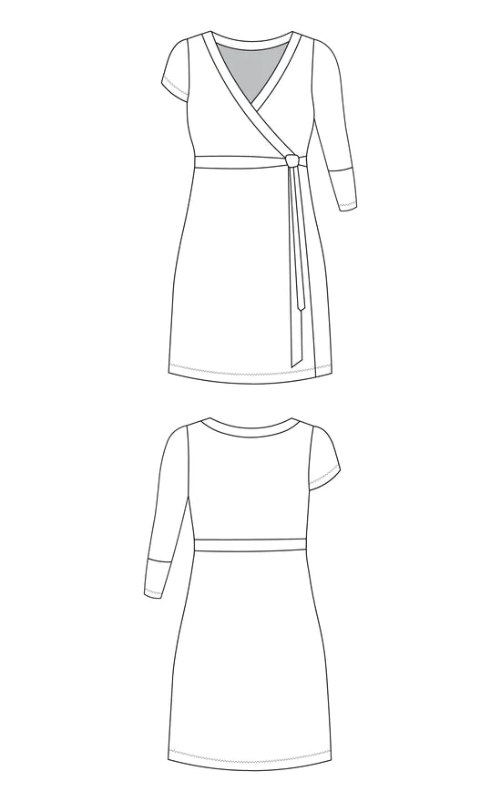 Appleton dress 0 to 16 - Paper pattern - CASHMERETTE