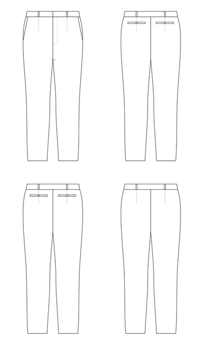 Meriam pants 0 to 16 - Paper pattern - CASHMERETTE