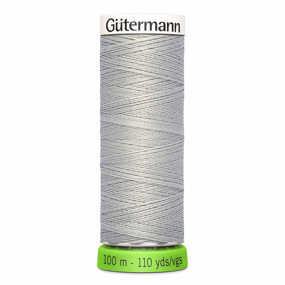 Recycled polyester yarn / rPet - 38 Silver gray - GÜTERMANN