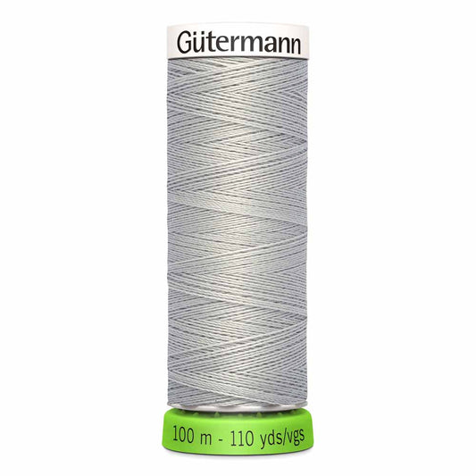 Recycled polyester yarn / rPet - 38 Silver gray - GÜTERMANN