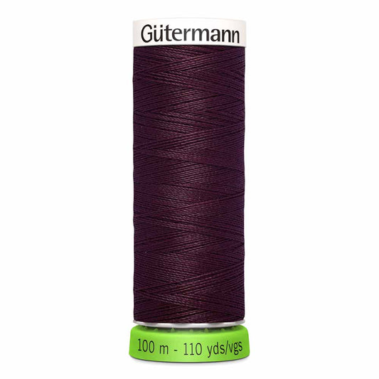 Recycled polyester yarn / rPet - 130 Dark Bordeaux - GÜTERMANN