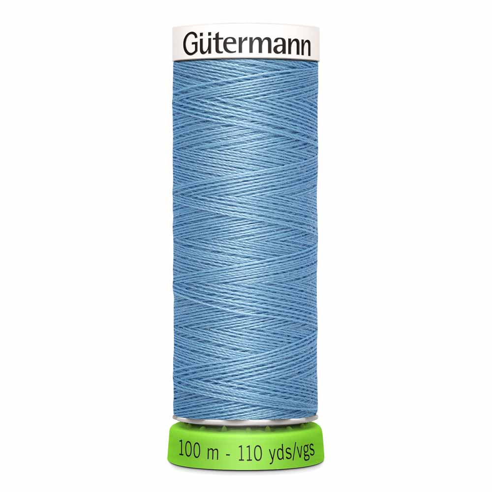 Fil de polyester recyclé / rPet - 143 Bleu - GÜTERMANN