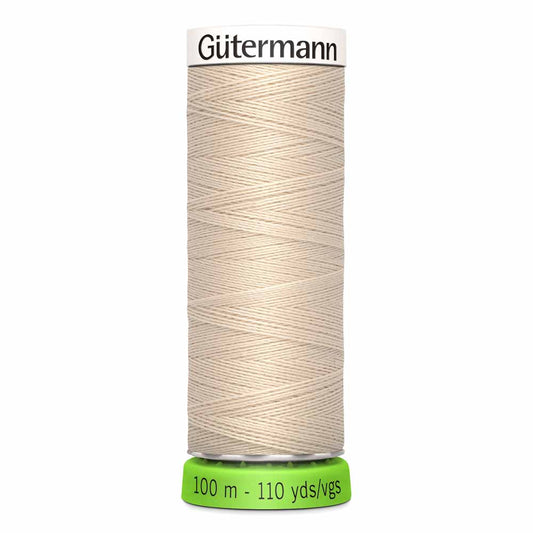 Recycled polyester thread / rPet - 169 Beige - GÜTERMANN