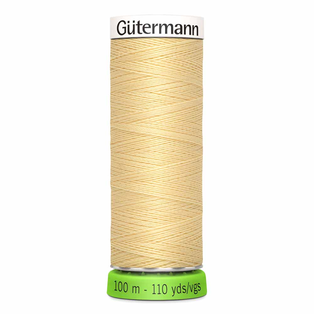 Recycled polyester thread / rPet - 325 Pale yellow - GÜTERMANN