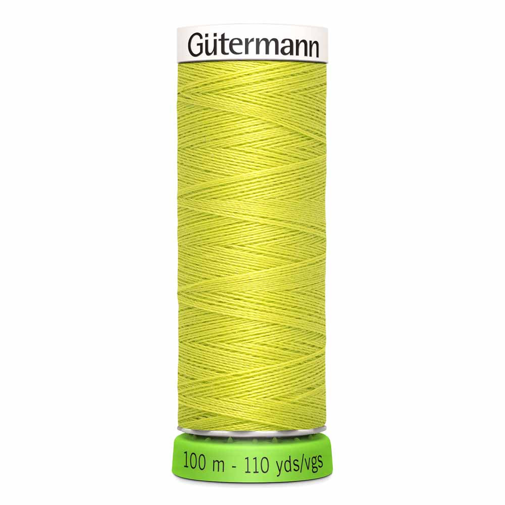 Recycled polyester yarn / rPet - 334 Lime - GÜTERMANN