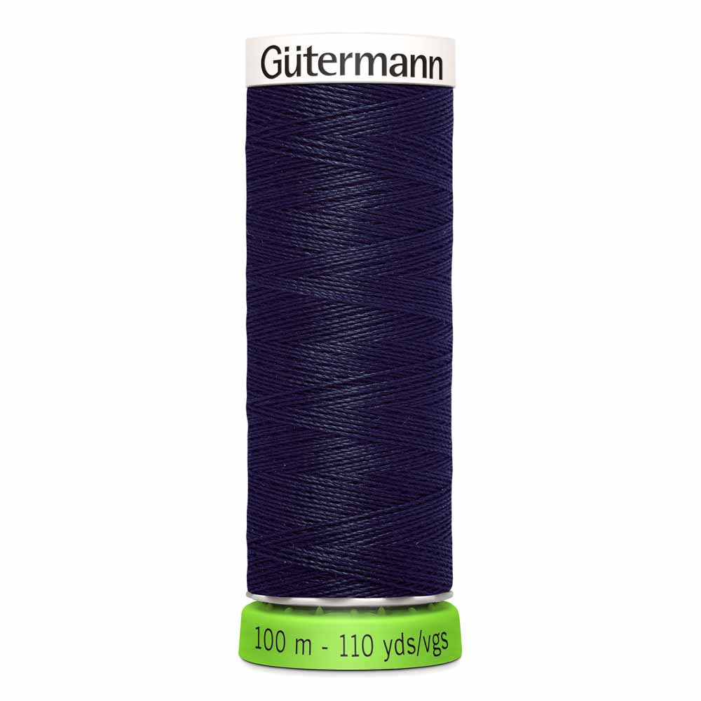 Recycled polyester thread / rPet - 339 Very dark blue - GÜTERMANN