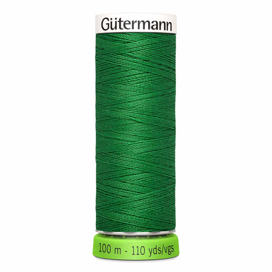 Recycled polyester thread / rPet - 396 Kelly Green - GÜTERMANN
