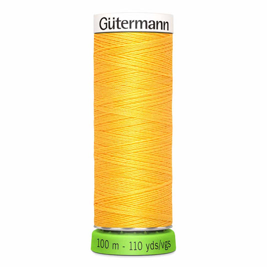 Recycled polyester thread / rPet - 417 Yellow - GÜTERMANN