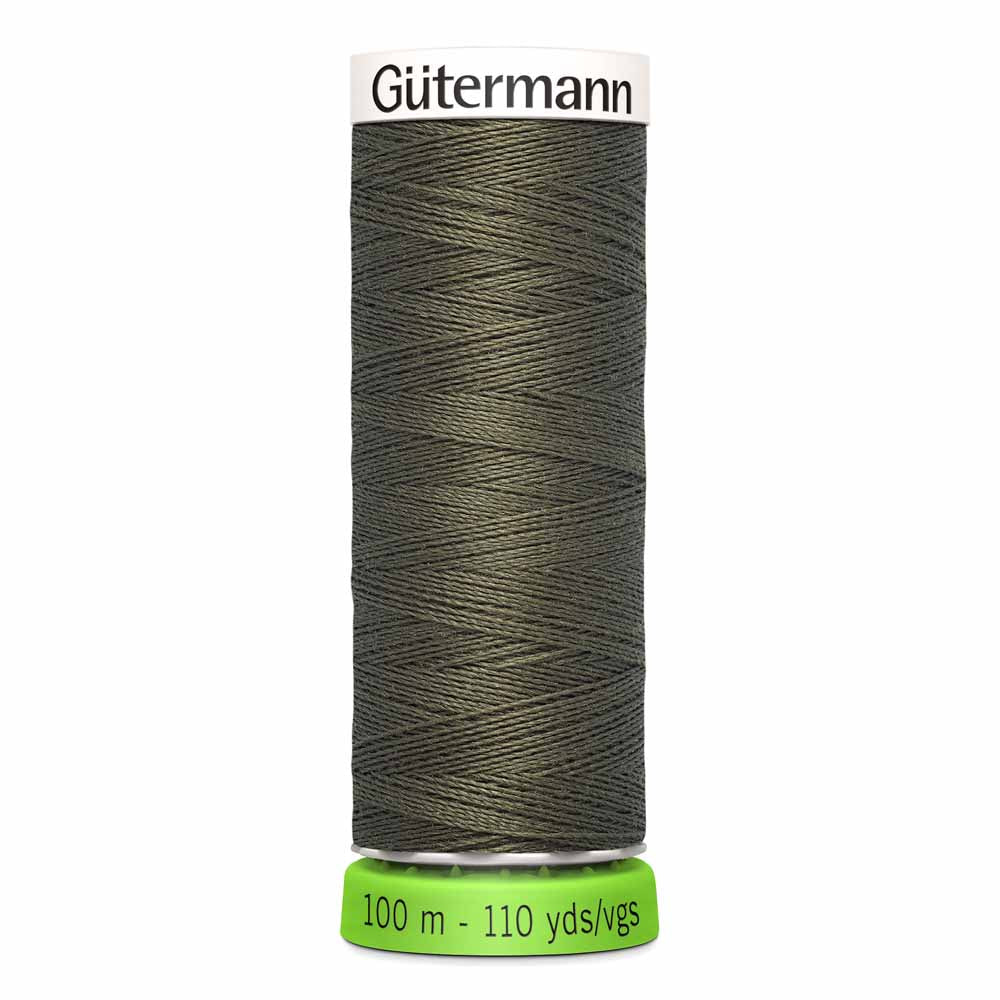 Recycled polyester yarn / rPet - 676 ​​Green gray - GÜTERMANN
