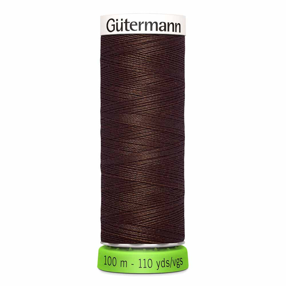Recycled polyester thread / rPet - 694 Brown - GÜTERMANN