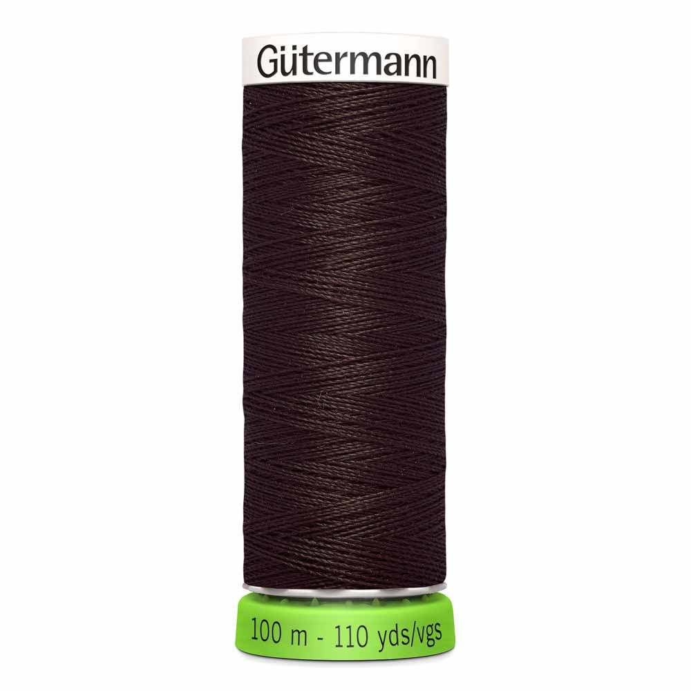 Recycled Polyester Yarn / rPet - 696 Dark Brown - GÜTERMANN