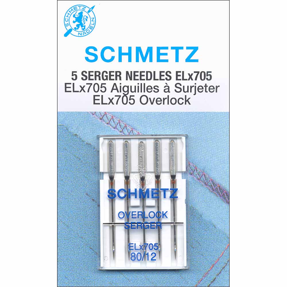 Overlock needles Elx705 - 80/12 - SCHMETZ