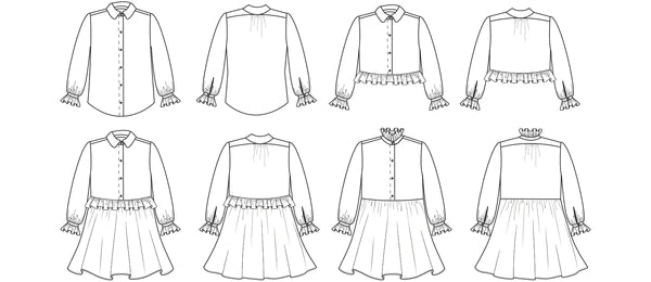 Ashling children's dress/top - Paper pattern - Papercut