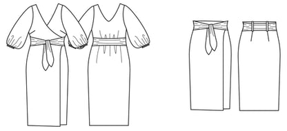 Aura Dress/Skirt - Paper pattern - Papercut