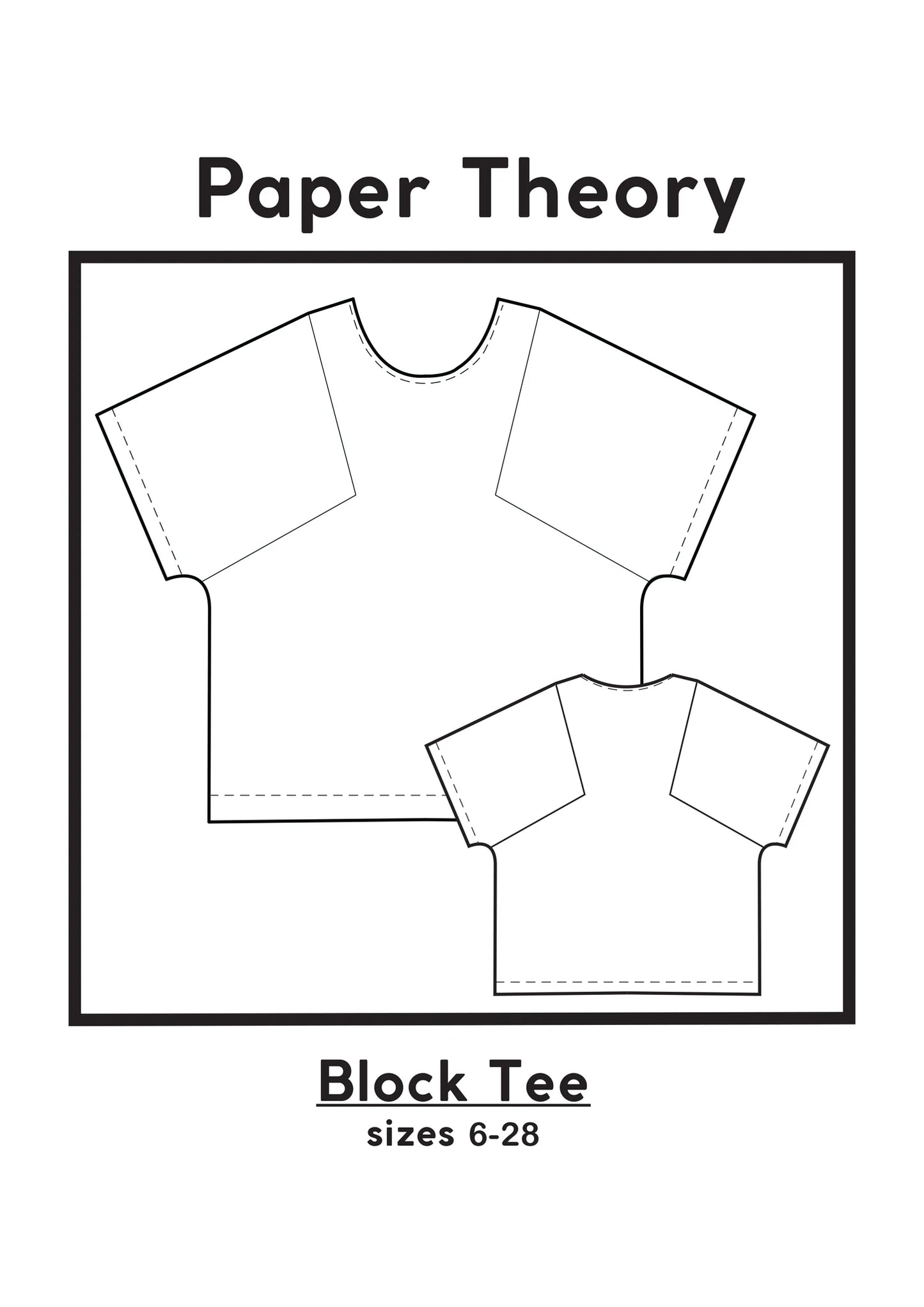 Block Tee - Paper pattern - Paper Theory