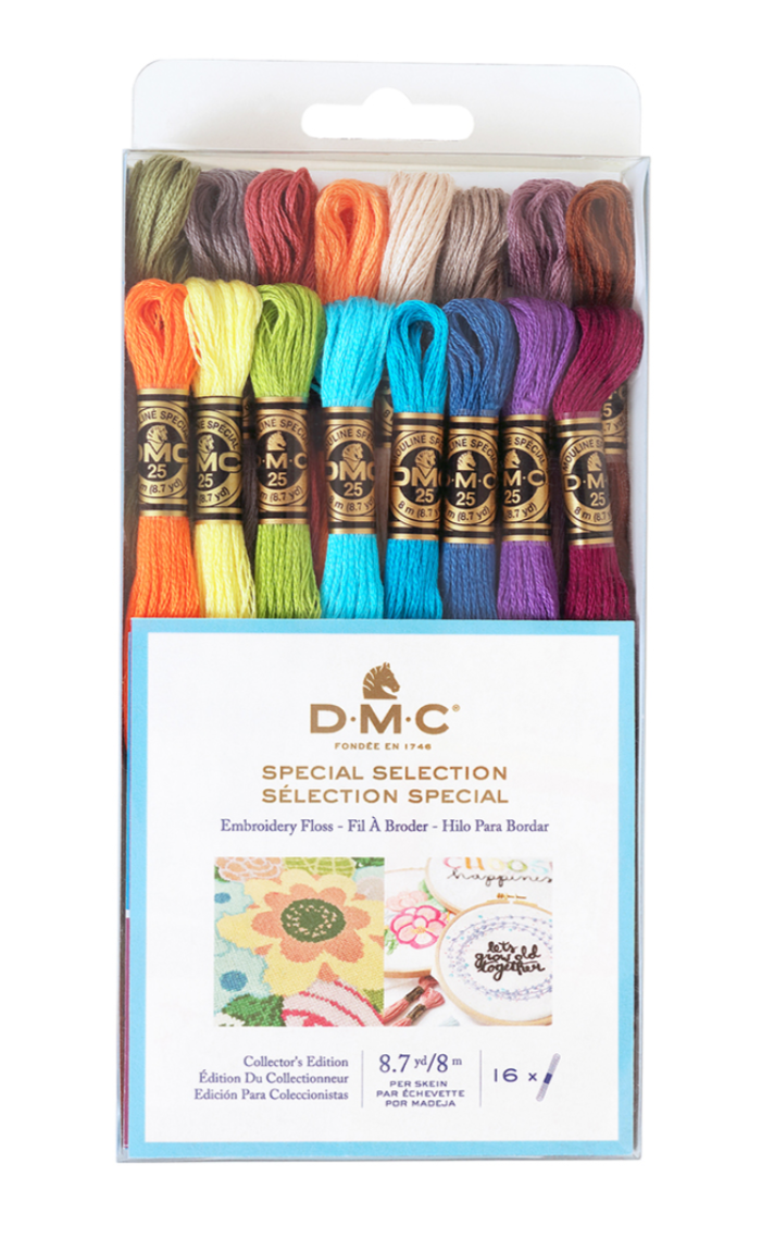 Embroidery cotton - pack of 16 - DMC