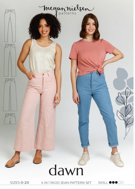 4 in 1 Dawn jeans - Paper pattern - MEGAN NIELSEN