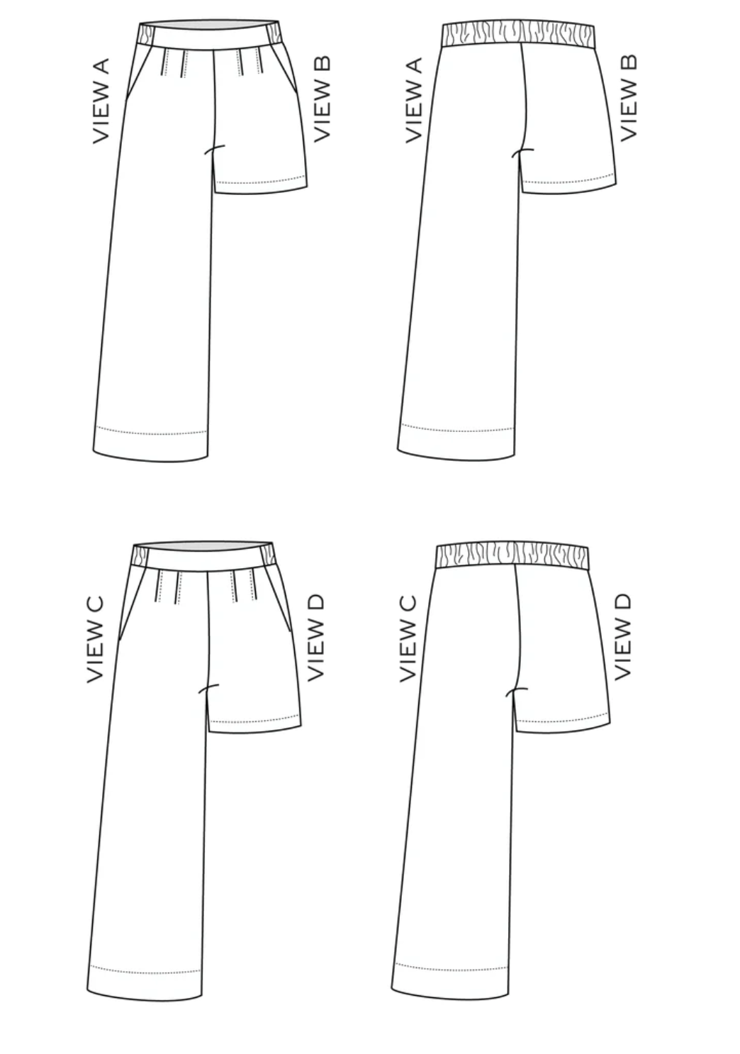 Emerson Shorts &amp; Pants - Paper pattern - TRUE BIAS