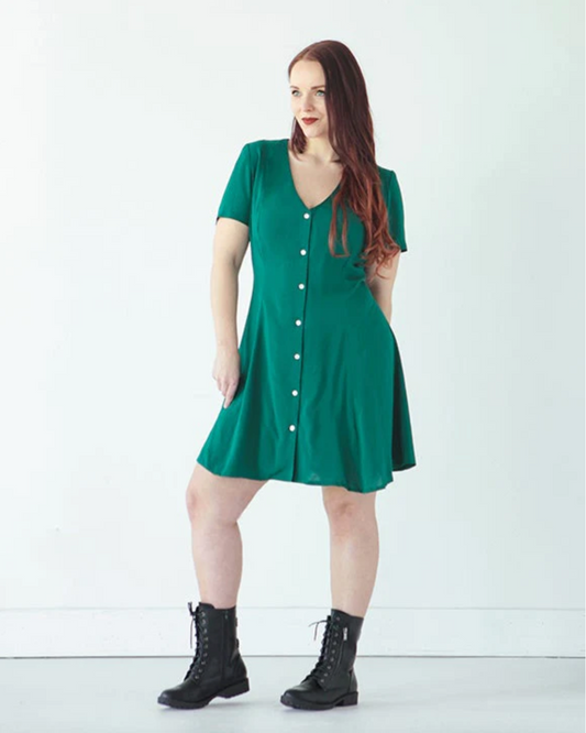 Shelby Dress &amp; Romper - Paper pattern - TRUE BIAS