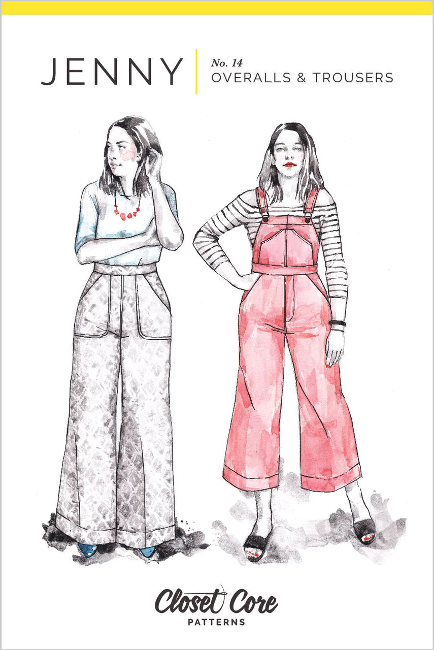 Overalls and Trousers JENNY | Paper pattern - Closet Core Patterns 