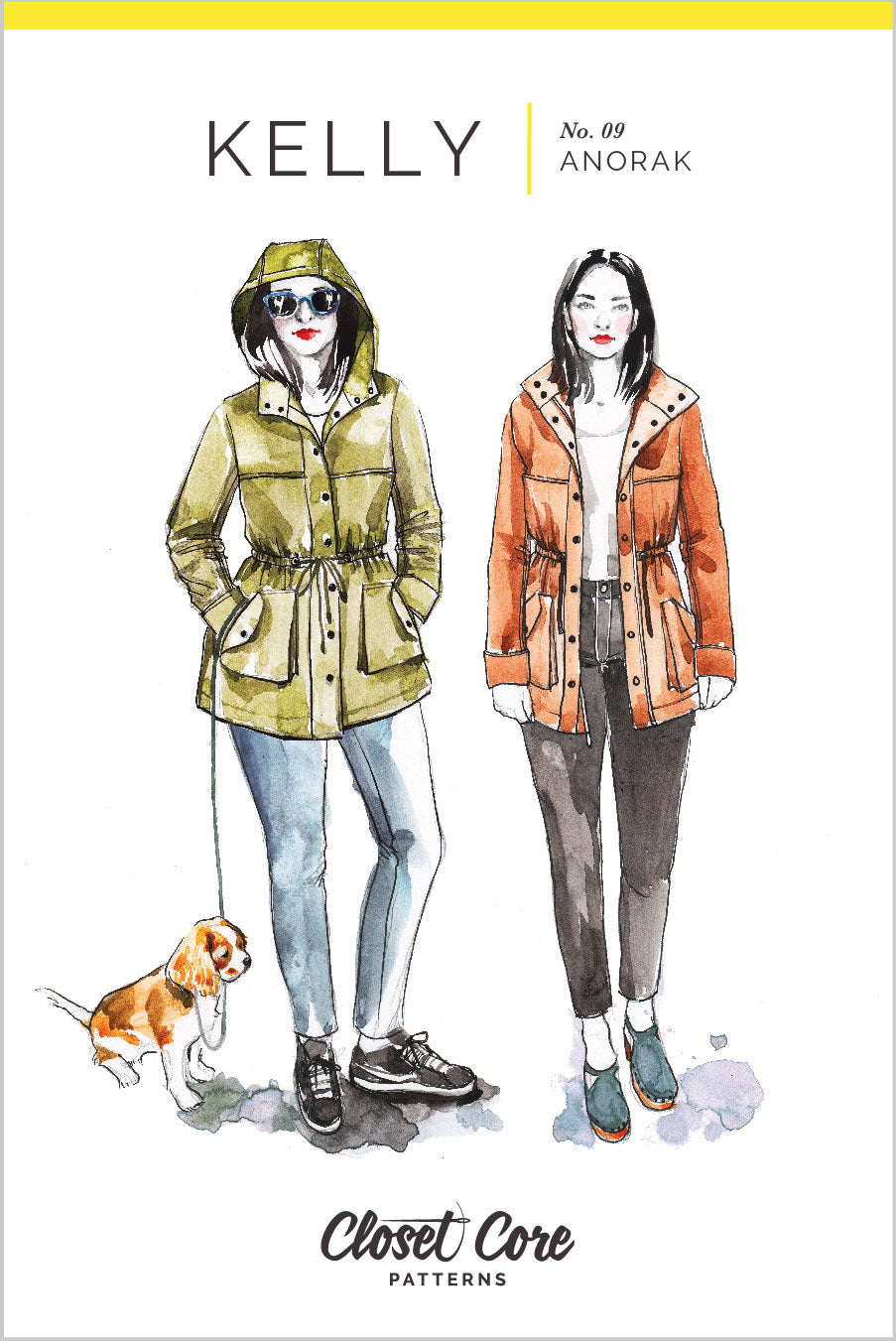Anorak KELLY | Patron papier - Closet Core Patterns