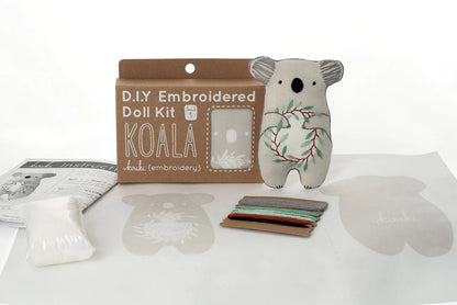 Koala - Kit peluche à broder (niveau 1) - KIRIKI PRESS