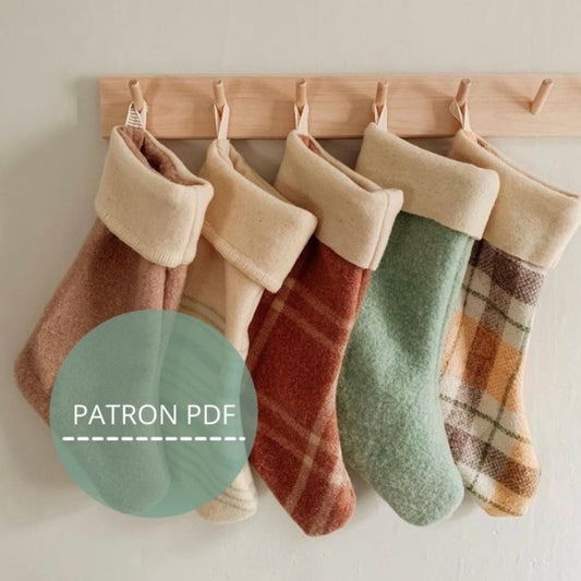 Christmas stockings and decorations - PDF pattern
