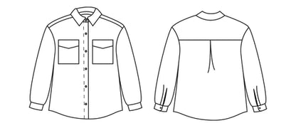 Remy veste - Patron papier -  Papercut