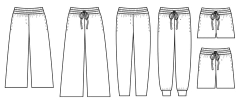 Tula children's pants - Paper pattern - Papercut