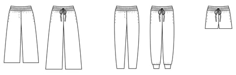 Tula pants - Paper pattern - Papercut